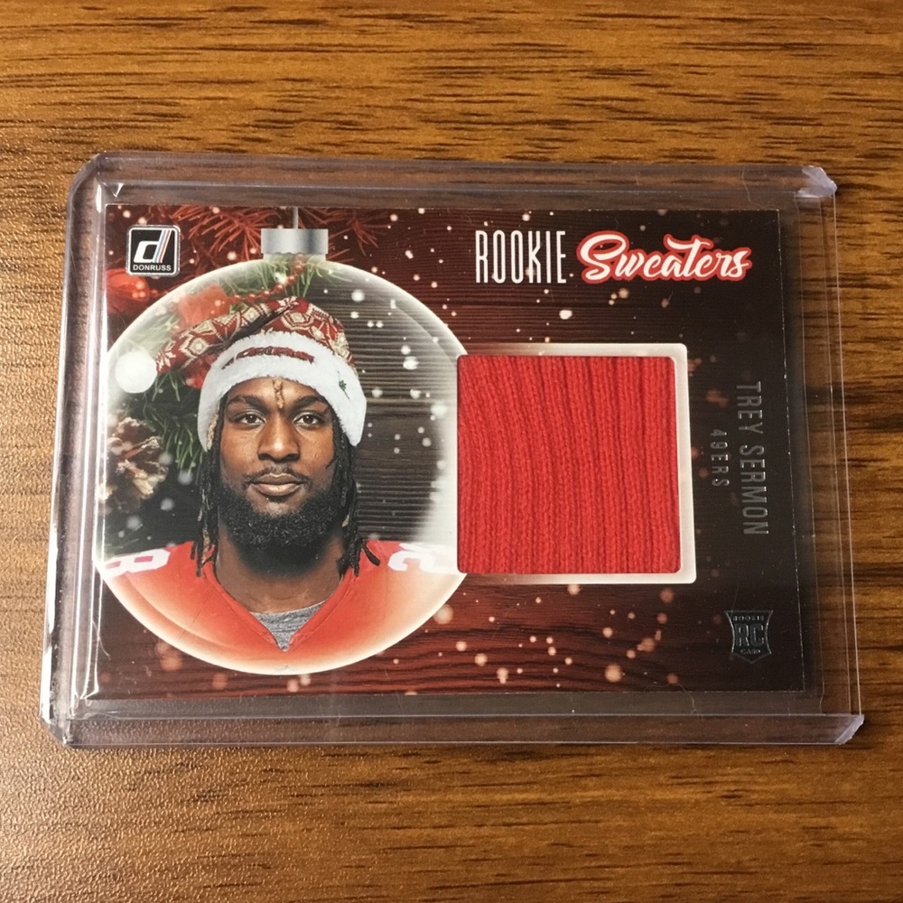 NFL Trey Sermon Jr. Donruss Rookie Sweaters RC